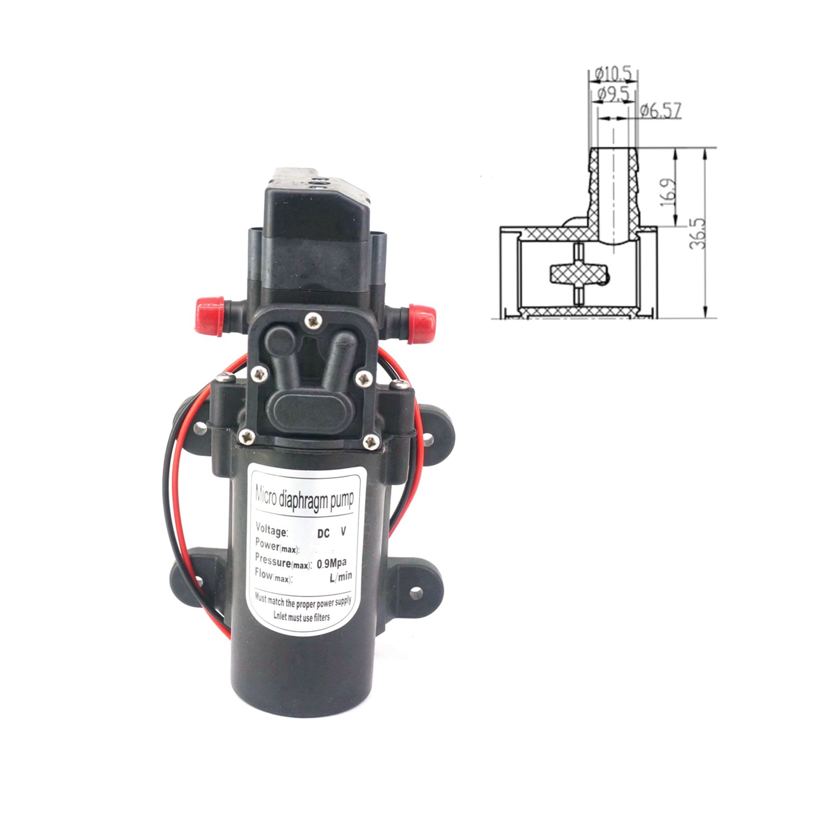 12V/24VDC 15W/30W/60W/80W Diap - Mini Peristaltic Pump 12V review and price