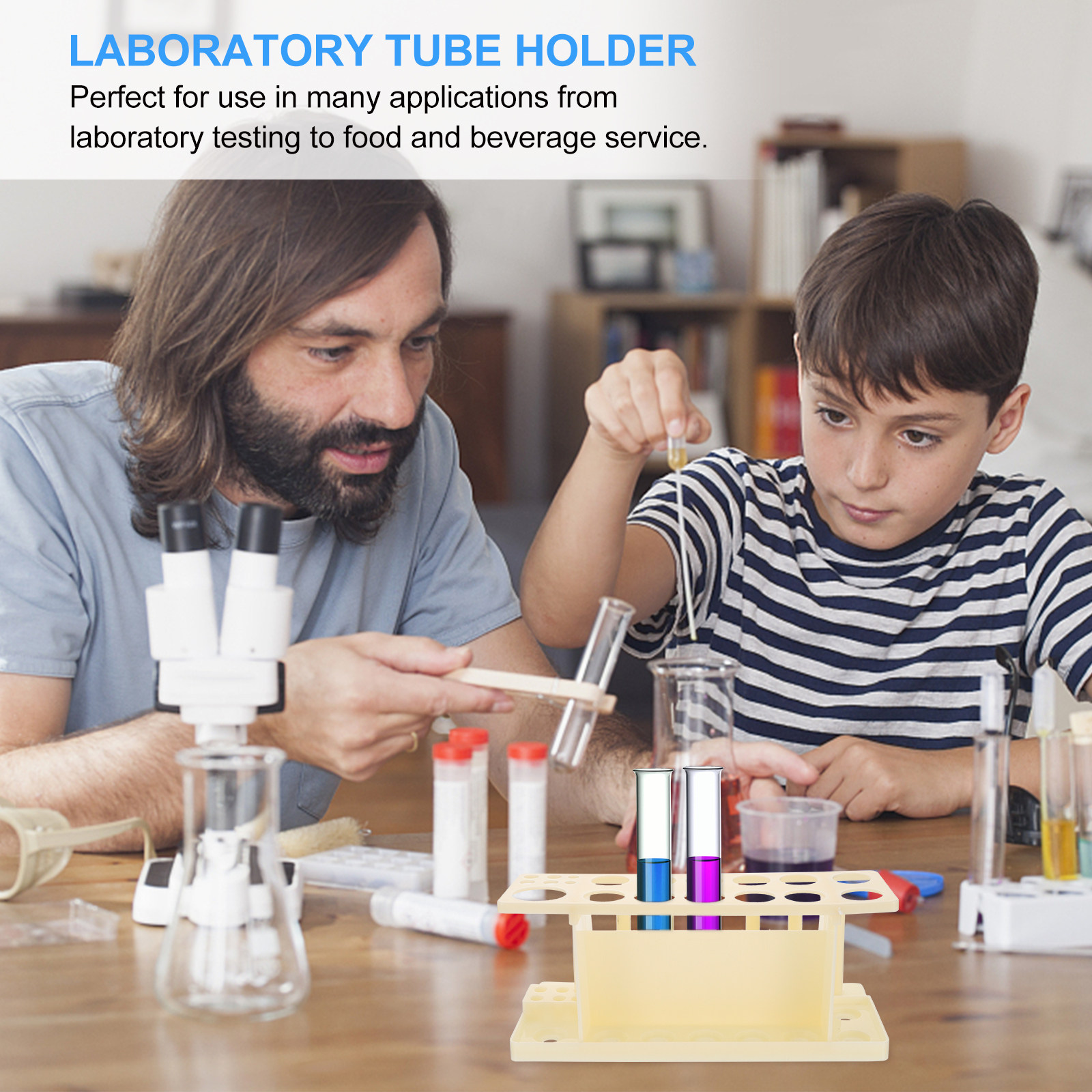 Test Tube Racks Wood Laborator - Lab Equipment review and price
