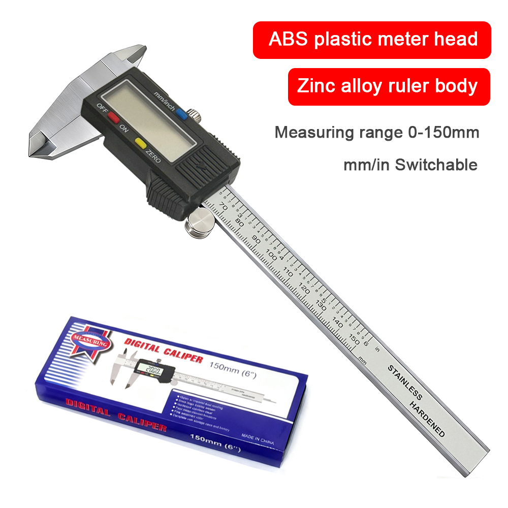 0-150mm Zinc Alloy Digital Cal - Digital Caliper 150Mm Stainless Steel review and price
