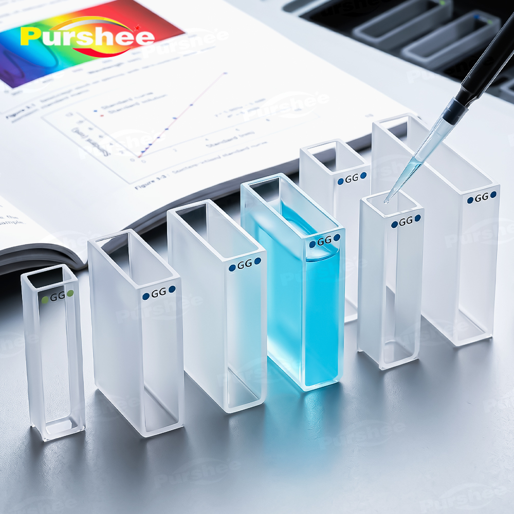 4 PCS Glass Cuvettes Cells 1/2 - Lab Equipment review and price