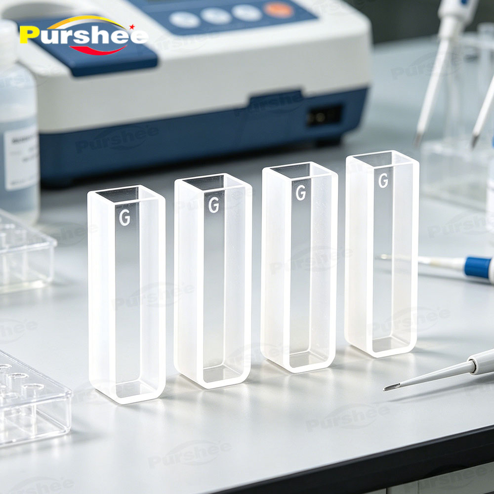 4 PCS Glass Cuvettes Cells 1/2 - Lab Equipment review and price