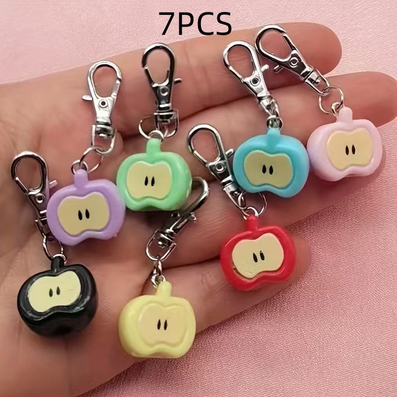 7pcs resin simulated Apple key - Packaging review and price