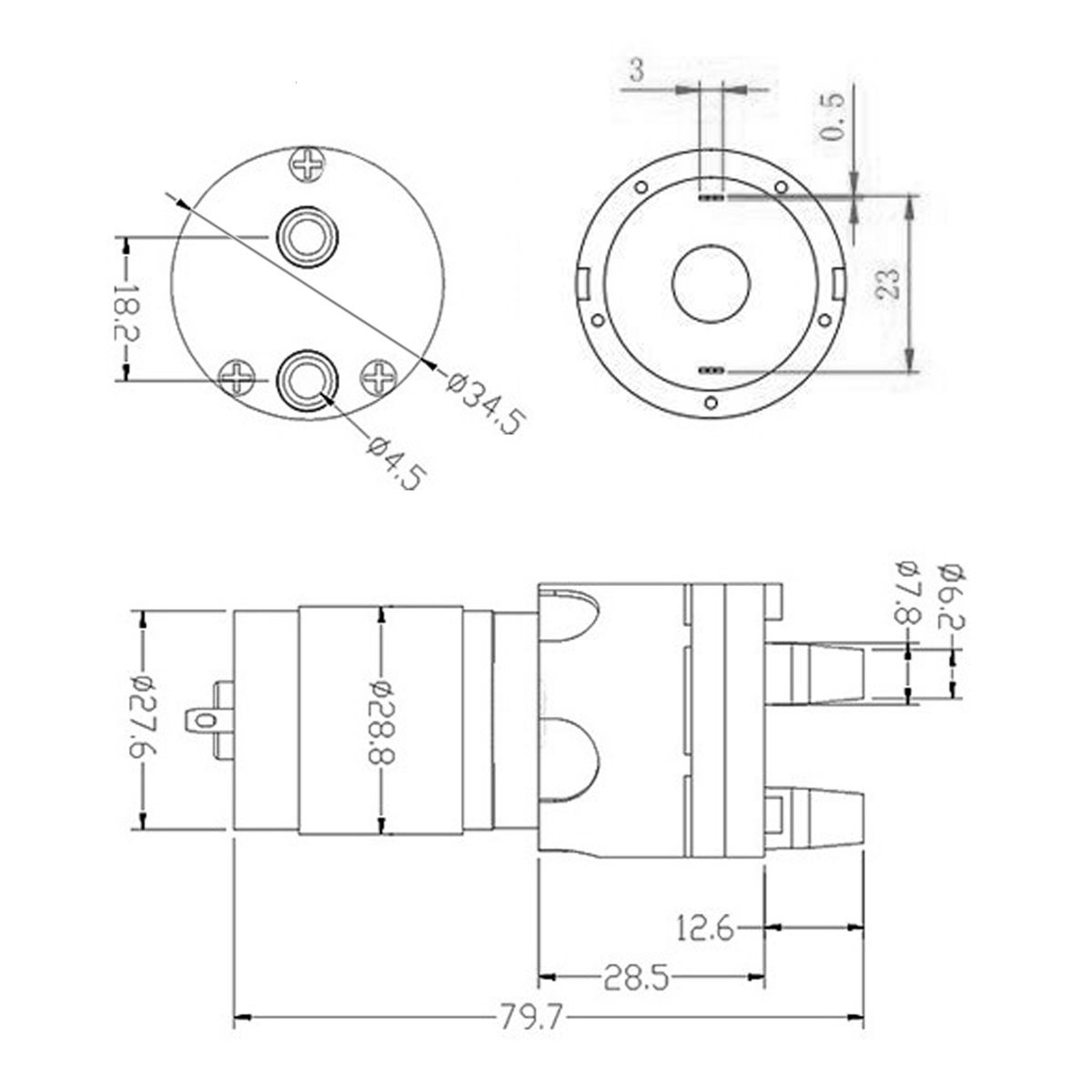 R365 Micro Water Pump Motor DC - Mini Peristaltic Pump 12V review and price