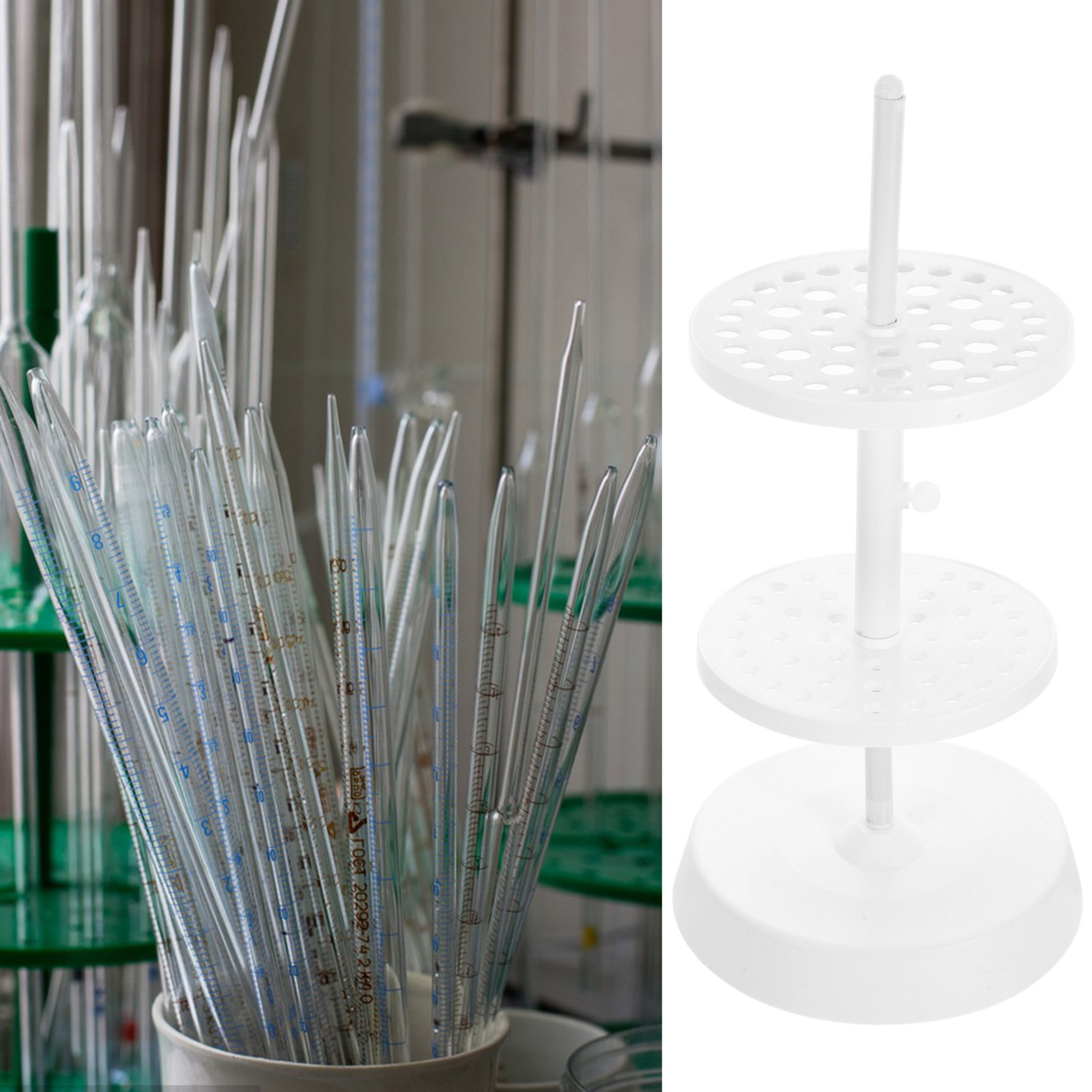 Plastic Round Pipette Stand Ho - Lab Equipment review and price