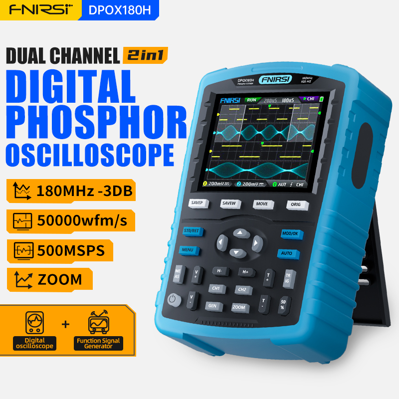 FNIRSI DPOX180H Handheld Phosp - Fnirsi Digital Oscilloscope Handheld review and price