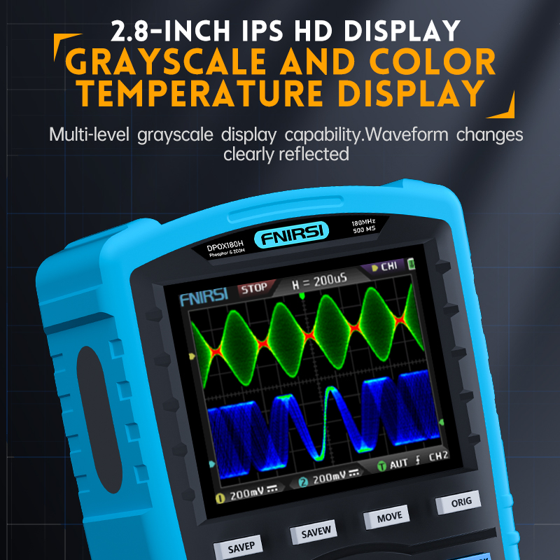 FNIRSI DPOX180H Handheld Phosp - Fnirsi Digital Oscilloscope Handheld review and price
