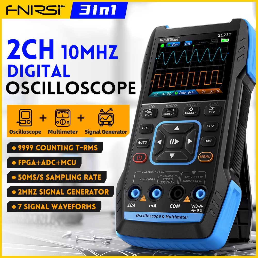 FNIRSI 2C23T Handheld Digital  - Fnirsi Digital Oscilloscope Handheld review and price