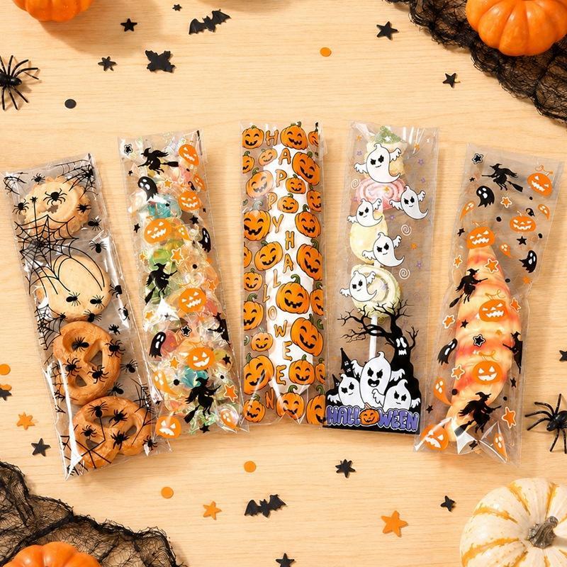 50/100Pcs Halloween Self Adhes - Packaging review and price