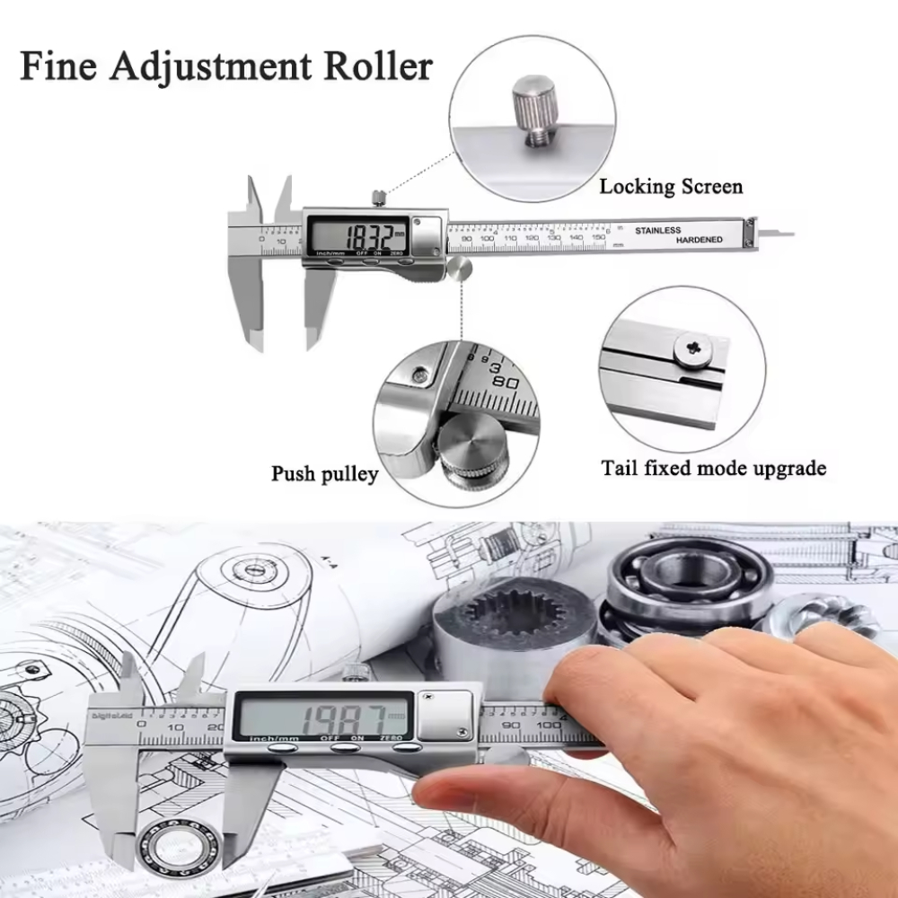 Electronic Vernier Caliper 6 I - Digital Caliper 150Mm Stainless Steel review and price