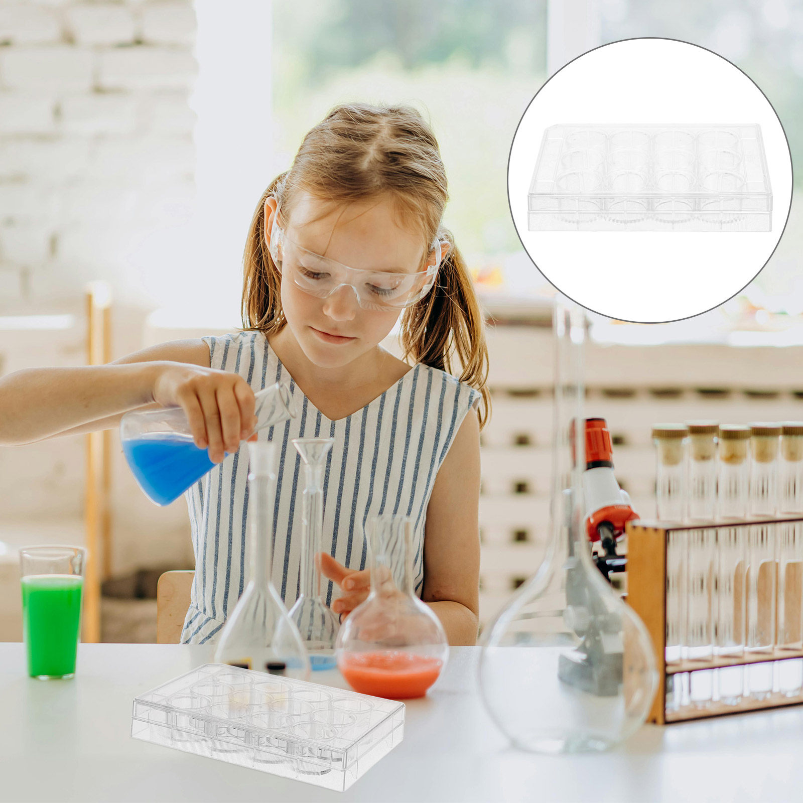 12 Well Transparent Cell Cultu - Lab Equipment review and price