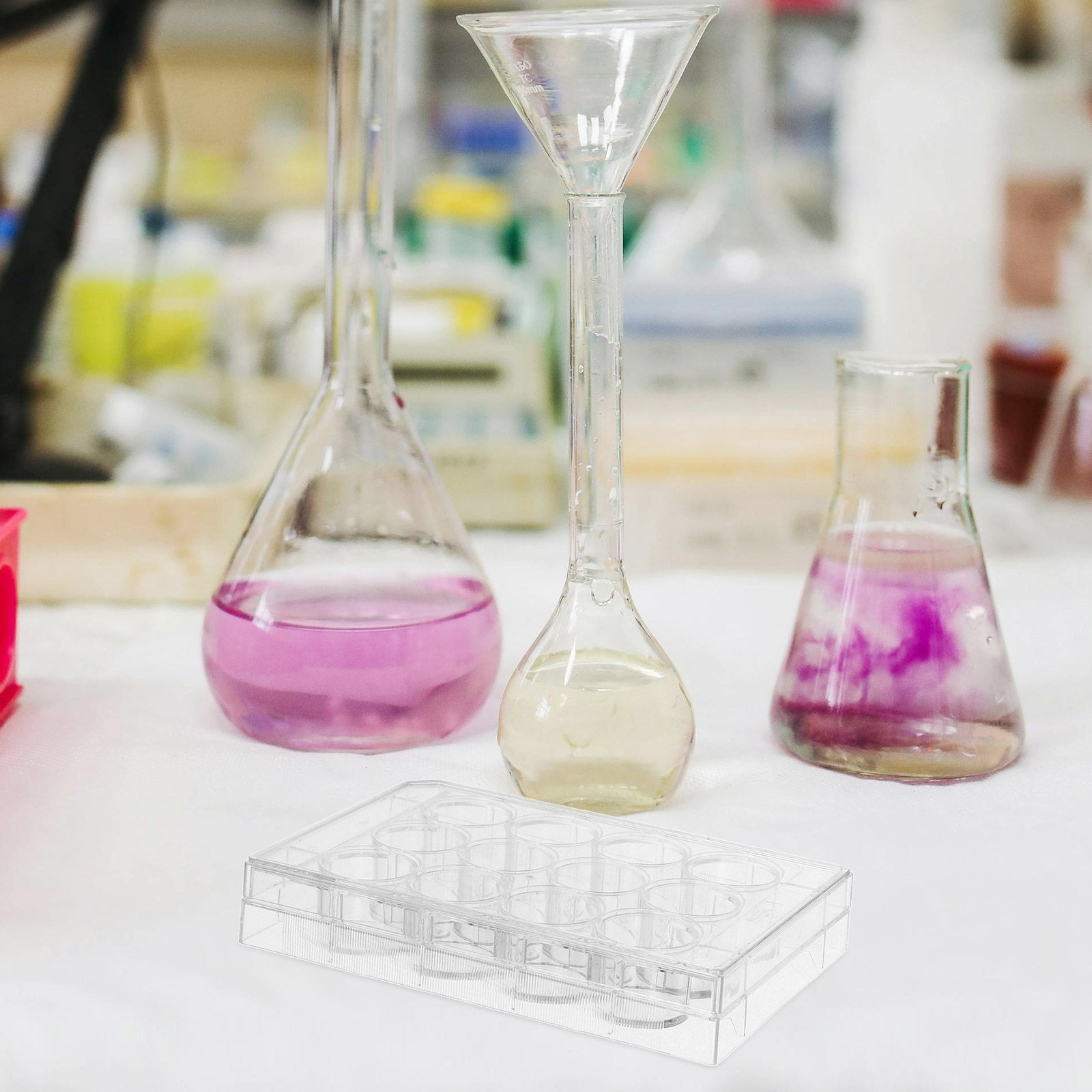 12 Well Transparent Cell Cultu - Lab Equipment review and price