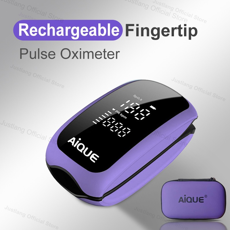 AiQUE Purple Rechargeable Oxim - Pulse Oximeter Fingertip Rechargeable review and price