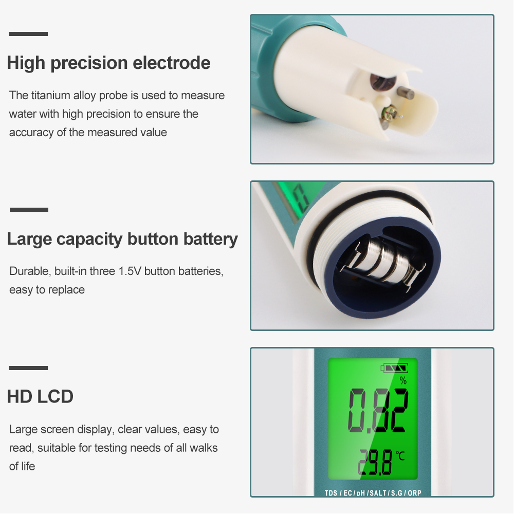 7 In 1 Digital Water Quality T - Ph Meter Digital Water Tester review and price