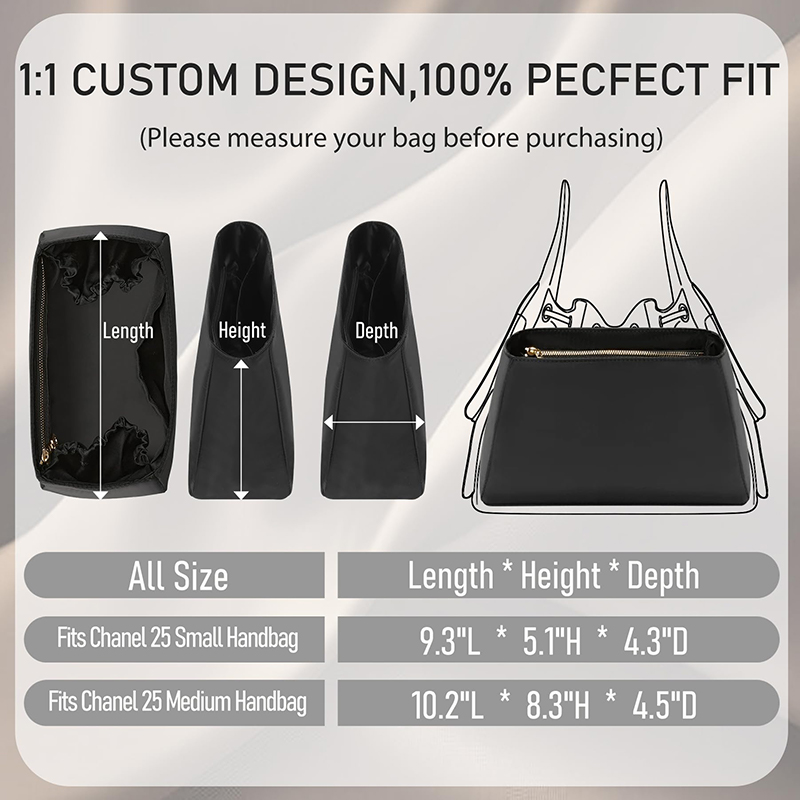 Nylon Bag Organizer Insert For - Packaging review and price